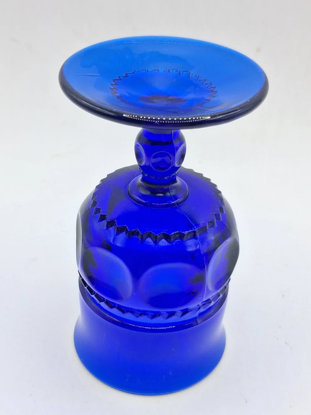Indiana Glass Cobalt Blue Goblets Set of 4